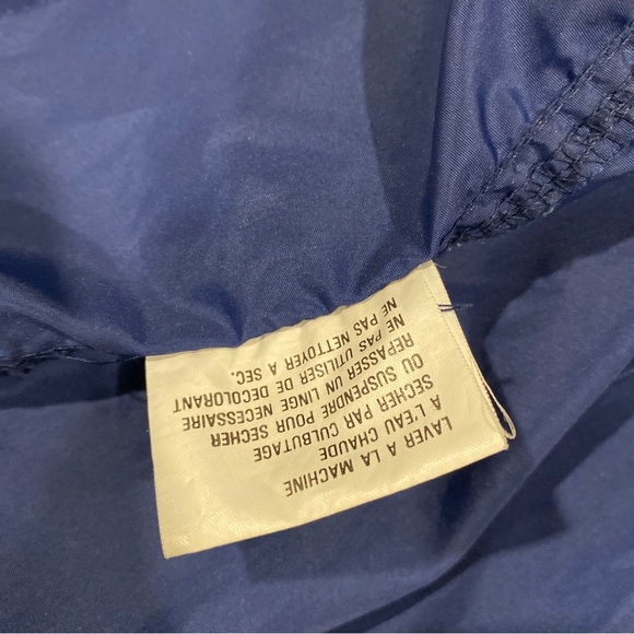 Vintage Eddie Bauer Jacket Mens Size XL Blue Full Zip Waterproof Windbreaker - Picture 4 of 7